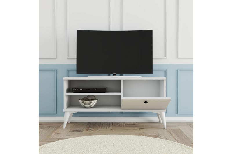 Reyne TV-bord 90 cm - Hvid - Møbler - TV borde & mediemøbler - TV-borde