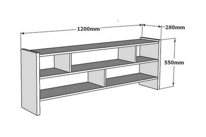 Rinorea TV-Bord 120x55 cm - Brun - Møbler - TV borde & mediemøbler - TV-borde