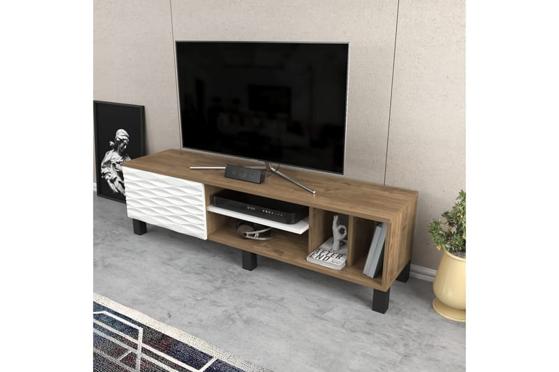 Rinorea TV-Bord 140x40,3 cm - Brun - Møbler - TV borde & mediemøbler - TV-borde