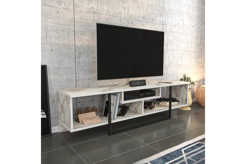 Rinorea TV-Bord 150x40 cm - Sort - Møbler - TV borde & mediemøbler - TV-borde