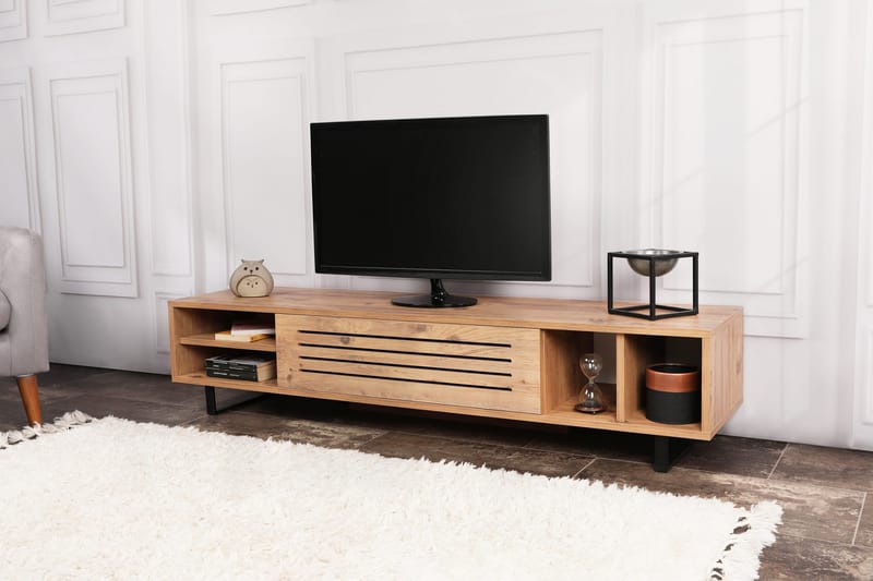 Rinorea TV-Bord 160x35 cm - Grøn - Møbler - TV borde & mediemøbler - TV-borde