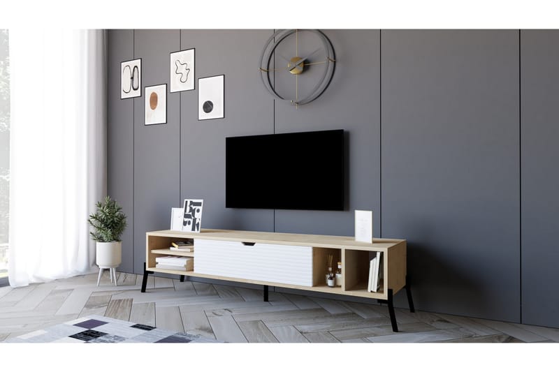 Rinorea TV-Bord 160x36 cm - Blå - Møbler - TV borde & mediemøbler - TV-borde