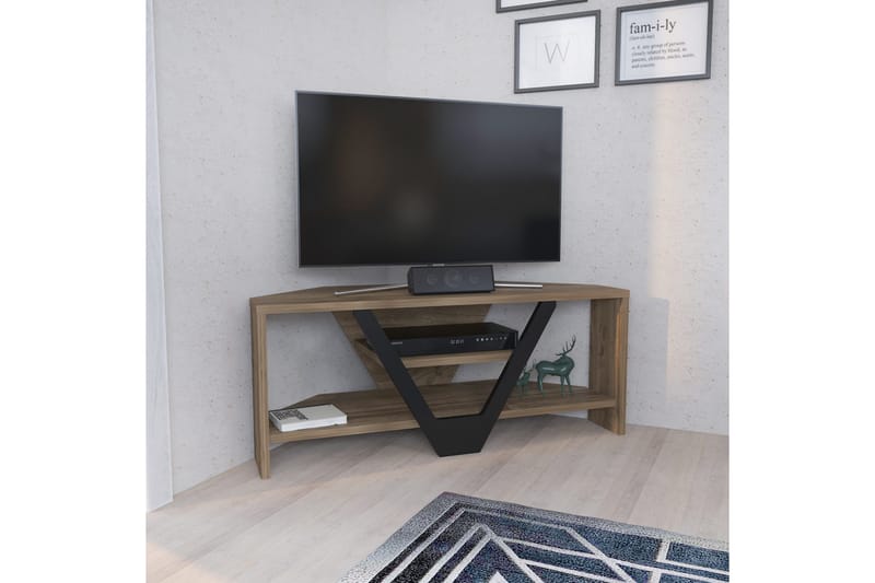 Rinorea TV-Bord 90x36,8 cm - Brun - Møbler - TV borde & mediemøbler - TV-borde