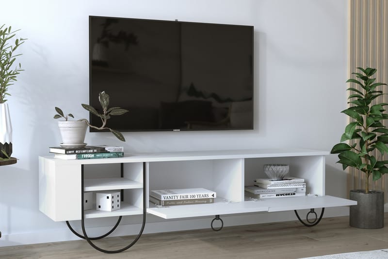 Riskalen TV-Bord 150 cm - Hvid - Møbler - TV borde & mediemøbler - TV-borde