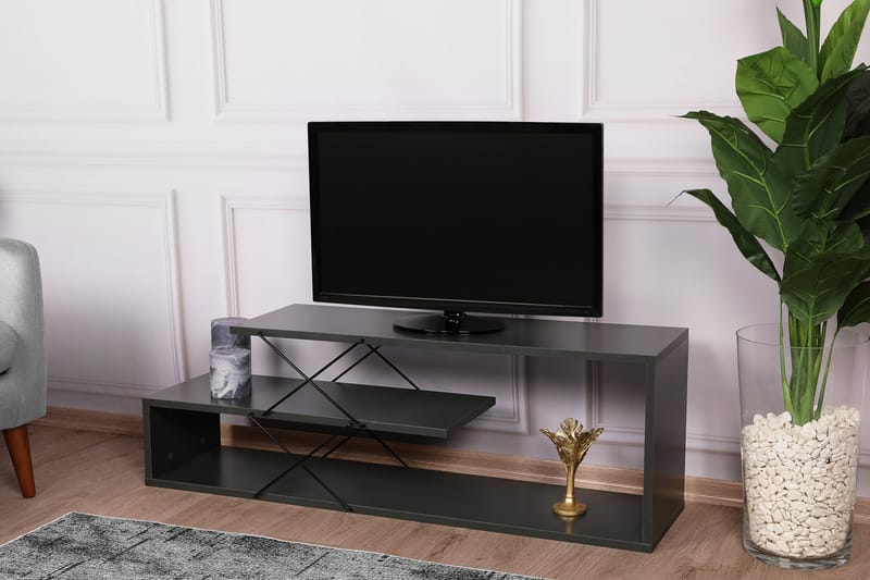 Riyana TV-bord 120 cm - Antracit - TV-borde