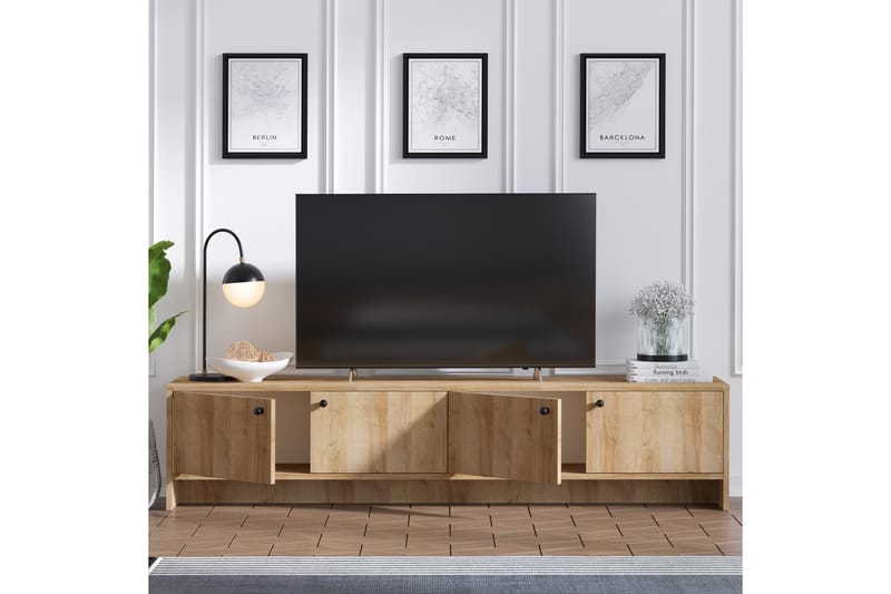 Saddaro TV-Bord 180 cm - Natur - Møbler - TV borde & mediemøbler - TV-borde