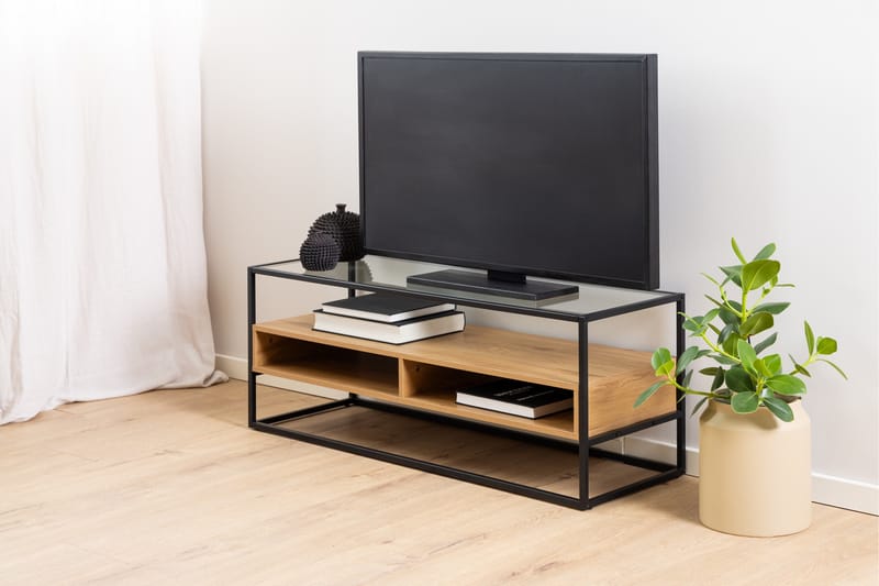 Sakila TV-bord 40 cm - Transparent - TV-borde