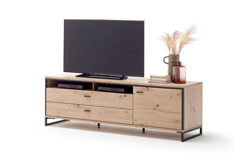 Shaginaw TV-Bord 183 cm - Eg/Antracit - Møbler - TV borde & mediemøbler - TV-borde