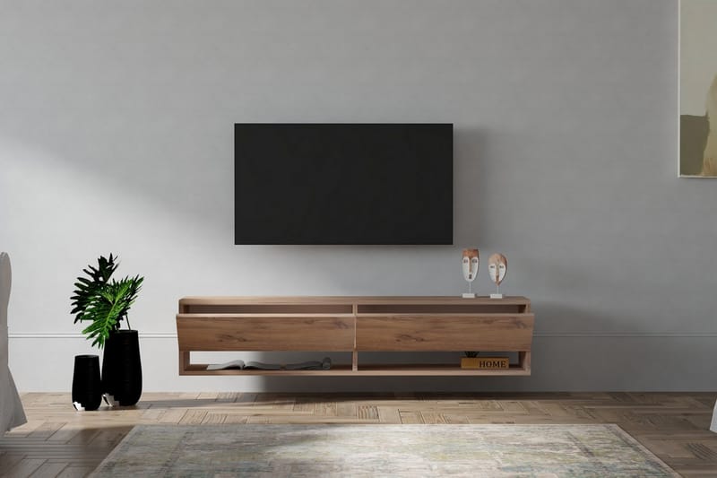 Taboada TV-bord 141 cm - Natur - Møbler - TV borde & mediemøbler - TV-borde