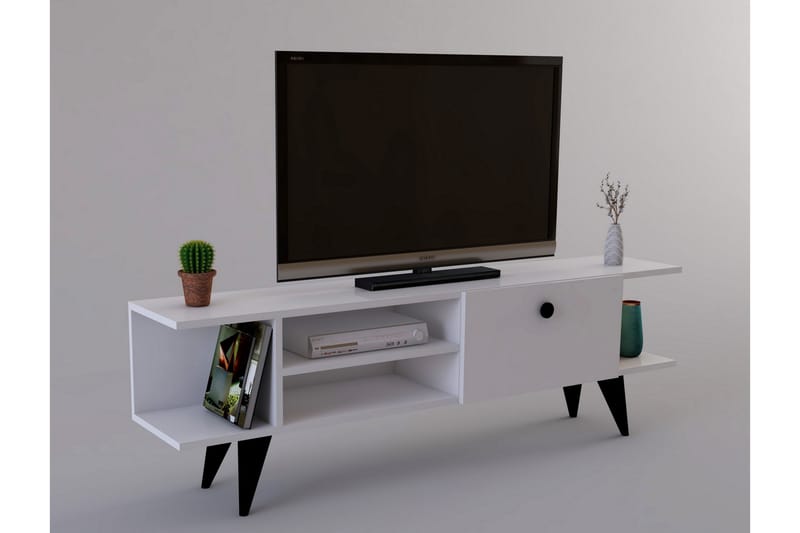 Tv-bord 120 cm Hvid - Møbler - TV borde & mediemøbler - TV-borde