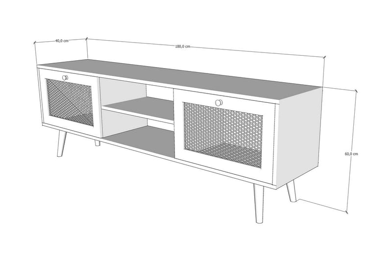 Tv-bord 180 cm Eg - Møbler - TV borde & mediemøbler - TV-borde