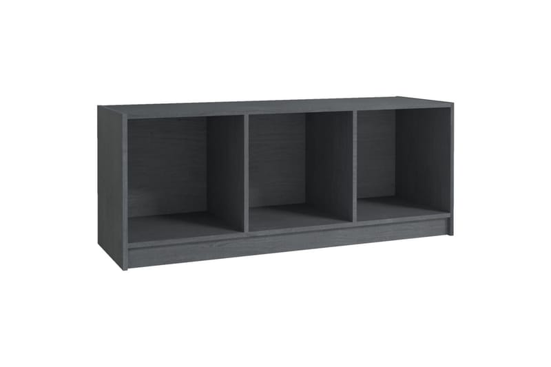 tv-skab 104x33x41 cm massivt fyrretræ grå - Grå - Møbler - TV borde & mediemøbler - TV-borde