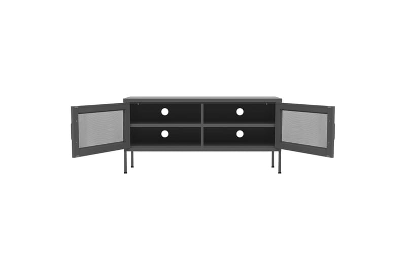 tv-skab 105x35x50 cm stål Antracitgrå - Antracit - Møbler - TV borde & mediemøbler - TV-borde