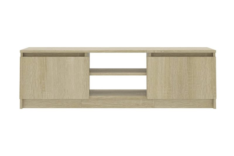 Tv-skab 120 x 30 x 35,5 cm spånplade sonoma-eg - Brun - Møbler - TV borde & mediemøbler - TV-borde