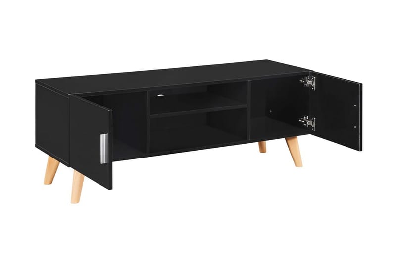 Tv-Skab 120 X 40 X 46 Cm Mdf Sort - Sort - Møbler - TV borde & mediemøbler - TV-borde