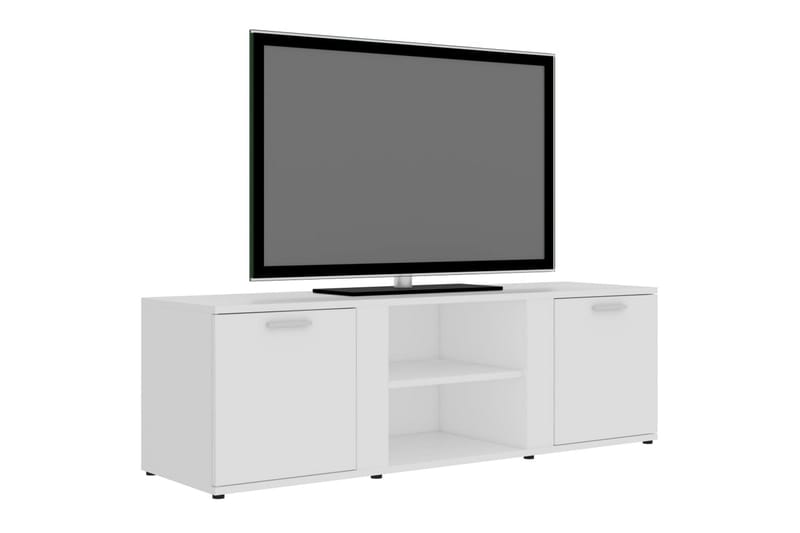 Tv-Skab 120x34x37 cm Spånplade Hvid - Hvid - Møbler - TV borde & mediemøbler - TV-borde