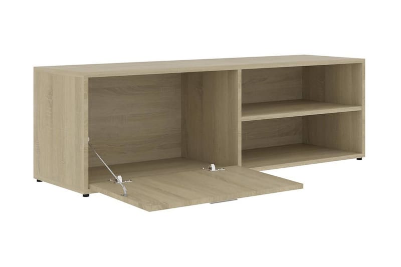 Tv-Skab 120x34x37 cm Spånplade Sonoma-Eg - Brun - Møbler - TV borde & mediemøbler - TV-borde