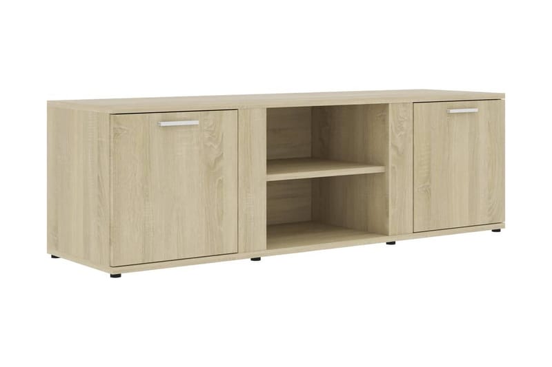 Tv-Skab 120x34x37 cm Spånplade Sonoma-Eg - Brun - Møbler - TV borde & mediemøbler - TV-borde