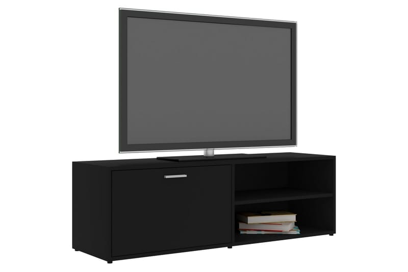 Tv-Skab 120x34x37 cm Spånplade Sort - Sort - Møbler - TV borde & mediemøbler - TV-borde