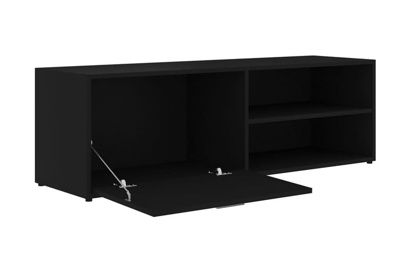 Tv-Skab 120x34x37 cm Spånplade Sort - Sort - Møbler - TV borde & mediemøbler - TV-borde