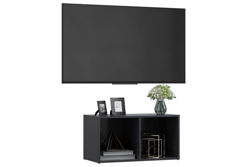 tv-skab 72x35x36,5 cm spånplade grå - Grå - Møbler - TV borde & mediemøbler - TV-borde