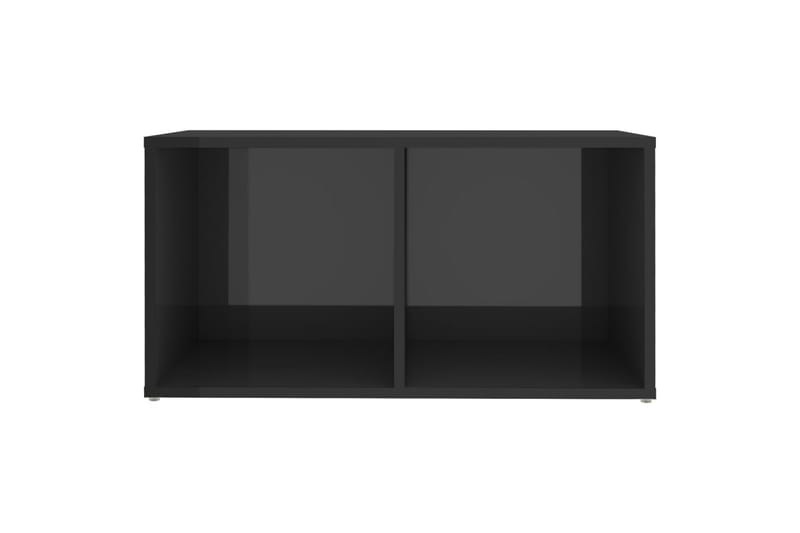 tv-skab 72x35x36,5 cm spånplade grå højglans - Grå - Møbler - TV borde & mediemøbler - TV-borde