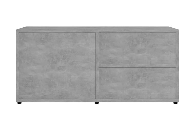 Tv-Skab 80x34x36 cm Spånplade Betongrå - Grå - Møbler - TV borde & mediemøbler - TV-borde