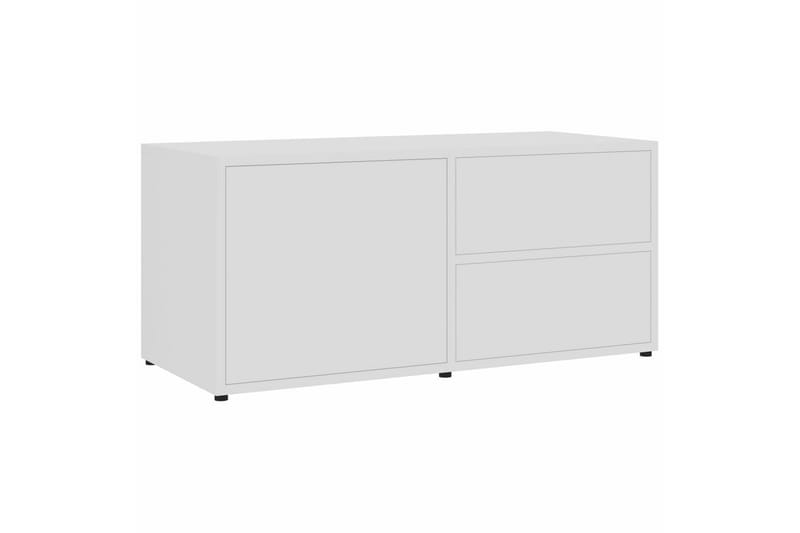 Tv-Skab 80x34x36 cm Spånplade Hvid - Hvid - Møbler - TV borde & mediem�øbler - TV-borde