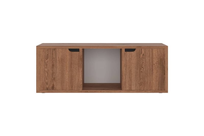 tv-skab 88,5x27,5x30,5 cm spånplade brun eg - Brun - Møbler - TV borde & mediemøbler - TV-borde