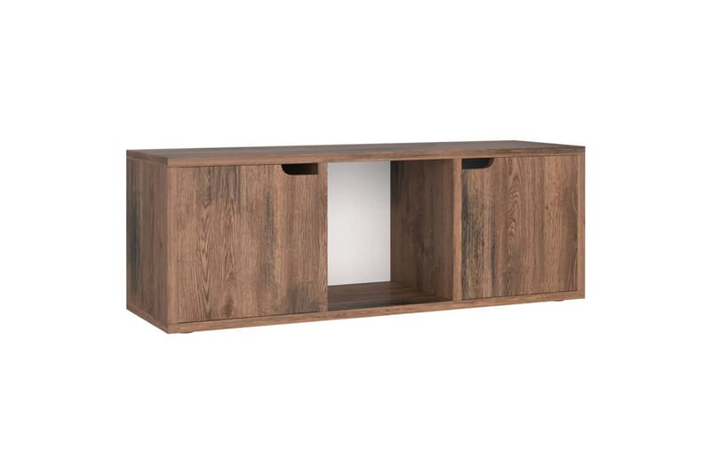 tv-skab 88,5x27,5x30,5 cm spånplade røget eg - Brun - Møbler - TV borde & mediemøbler - TV-borde