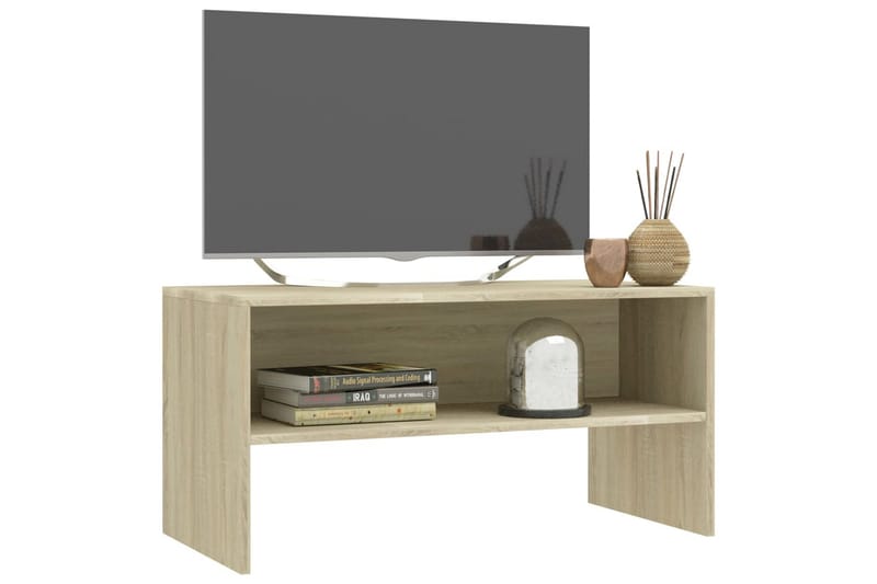 tv-skabe 80 x 40 x 40 cm spånplade sonoma-egetræsfarve - Møbler - TV borde & mediemøbler - TV-borde