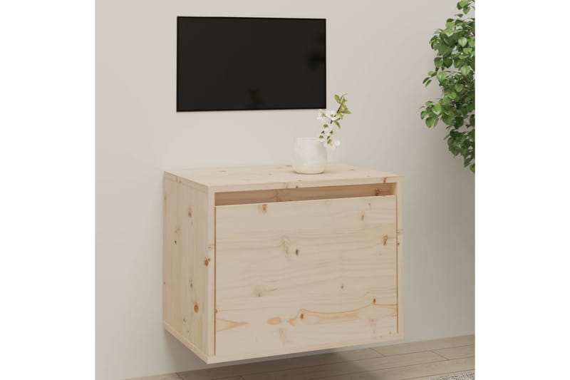 vægskab. 45x30x35 cm massivt fyrretræ - Brun - Møbler - TV borde & mediemøbler - TV-borde