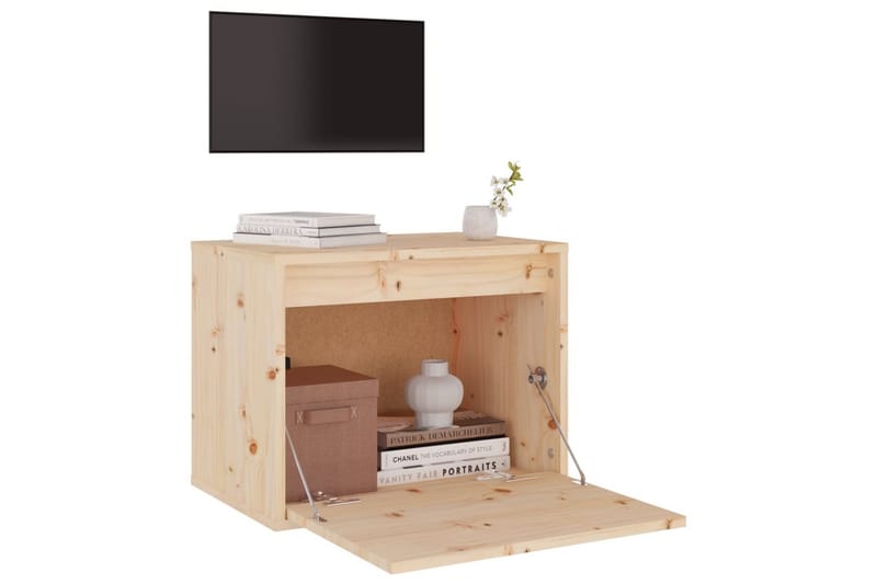 vægskab. 45x30x35 cm massivt fyrretræ - Brun - Møbler - TV borde & mediemøbler - TV-borde