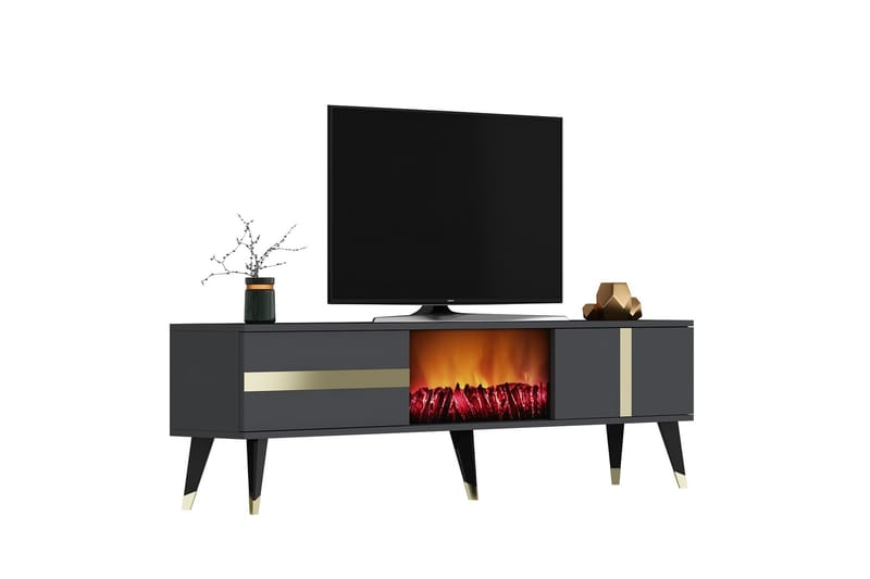 Vania TV-Bord 150 cm - Guld - Møbler - TV borde & mediemøbler - TV-borde