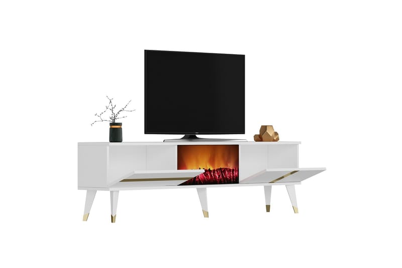 Vania TV-Bord 150 cm - Guld - Møbler - TV borde & mediemøbler - TV-borde