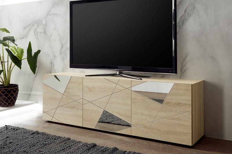 Vittoria TV-Bord 181 cm Beige - Lc Spa - Møbler - TV borde & mediemøbler - TV-borde