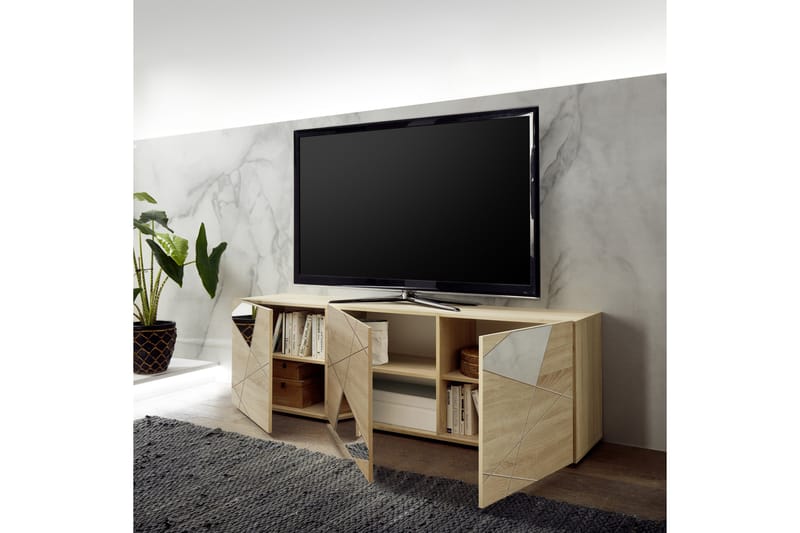 Vittoria TV-Bord 181 cm Beige - Lc Spa - Møbler - TV borde & mediemøbler - TV-borde