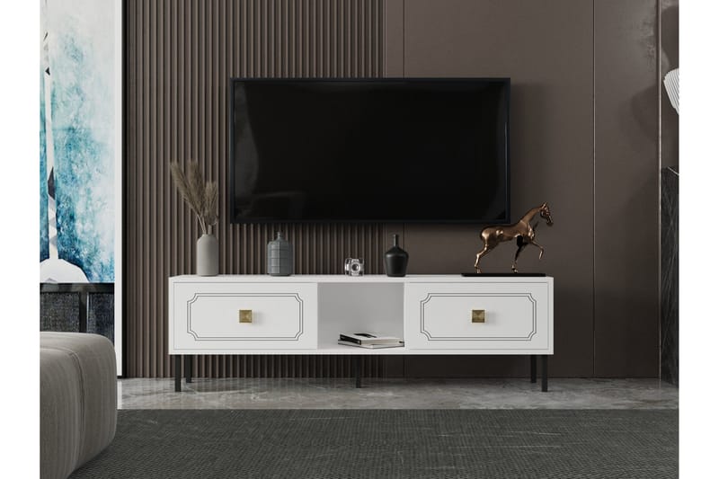 Vonte TV-Bord 150 cm - Guld - Møbler - TV borde & mediemøbler - TV-borde