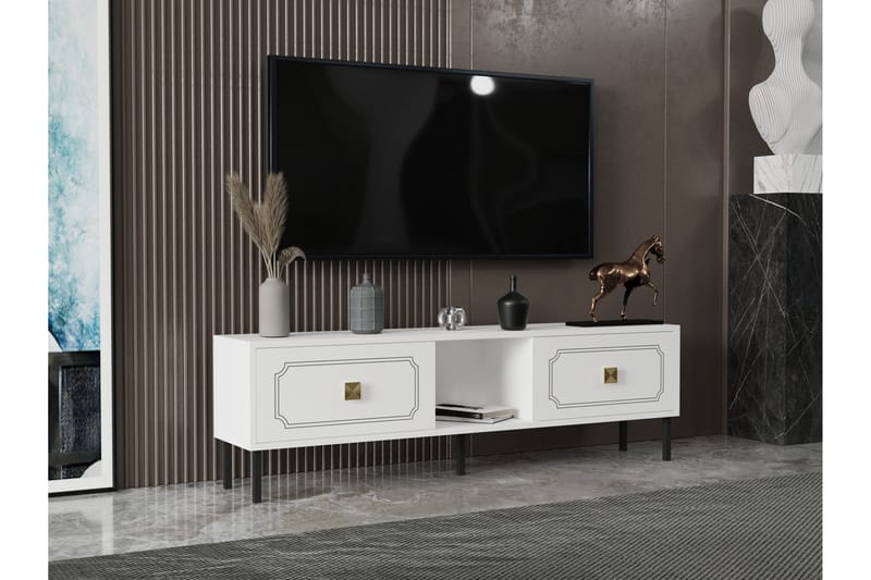 Vonte TV-Bord 150 cm - Guld - Møbler - TV borde & mediemøbler - TV-borde