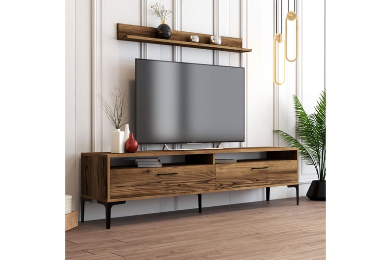 Andifli TV-møbelsæt 180x47 cm - Brun - Møbler - TV borde & mediemøbler - Tv-møbelsæt