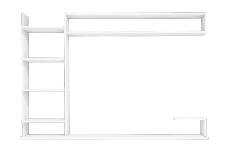 Rinorea TV-møbelsæt 180x121,8 cm - Hvid - Møbler - TV borde & mediemøbler - Tv-møbelsæt