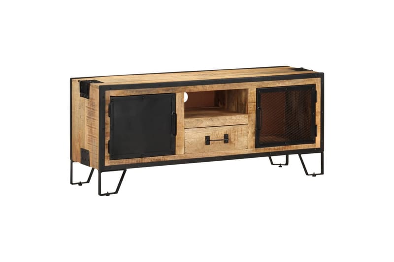 tv-skab 110x31x46 cm ru mangotræ - Flerfarvet - Møbler - TV borde & mediemøbler - TV-borde