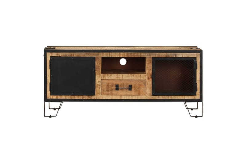 tv-skab 110x31x46 cm ru mangotræ - Flerfarvet - Møbler - TV borde & mediemøbler - TV-borde