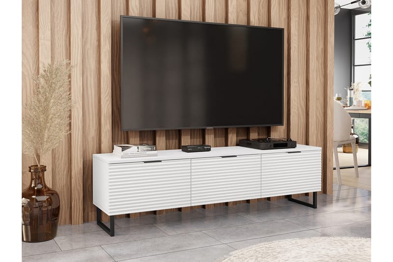 Galbally TV-skab 150 cm - Hvid - Møbler - TV borde & mediemøbler - TV-skab