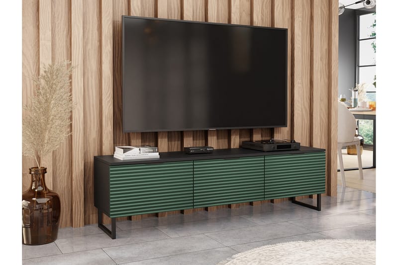 Galbally TV-skab 150 cm - Sort - Møbler - TV borde & mediemøbler - TV-skab