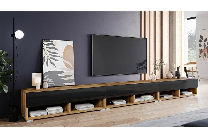 Galbally TV-skab 300 cm - Brun - Møbler - TV borde & mediemøbler - TV-skab