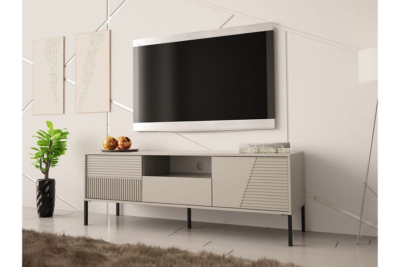 Glenndale TV-skab 155 cm - Cashmere - Møbler - TV borde & mediemøbler - TV-skab