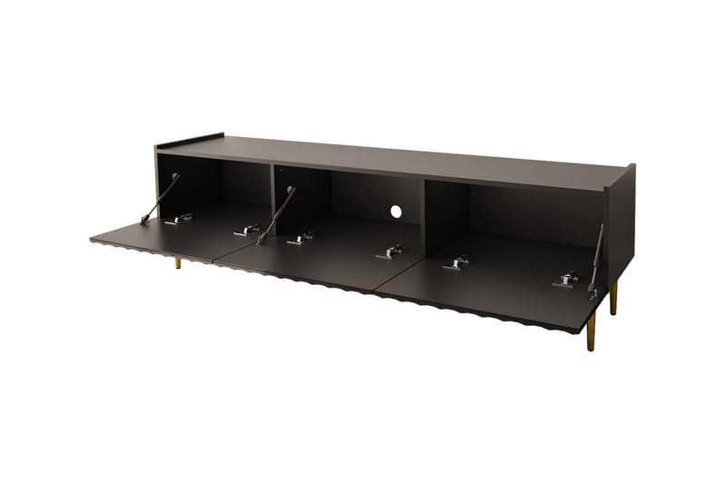 Glenndale TV-skab 180 cm - Sort - Møbler - TV borde & mediemøbler - TV-skab