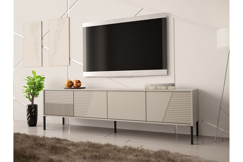 Glenndale TV-skab 190 cm - Cashmere - Møbler - TV borde & mediemøbler - TV-skab