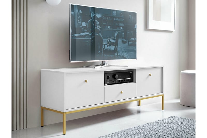 Klinkerville TV-skab 154 cm - Hvid - Møbler - TV borde & mediemøbler - TV-skab